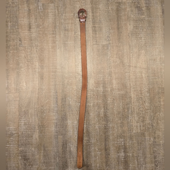 Lauren Ralph Lauren Womens Brown Leather Belt, Large - Picture 13 of 15